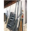 Image 1 : LARGE LOT OF ASSORTED LIGHT/MEDIUM DUTY RACKING PARTS INC. UPRIGHTS, CROSS BARS, BRACES AND