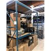 Image 1 : 1 BAY OF BLUE MEDIUM DUTY WAREHOUSE RACKING INC. 2 UPRIGHTS, 4 CROSS BARS AND INSTALLED