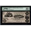 Image 1 : 1861 $10 Confederate States of America Note PMG 55EPQ