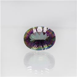 Gorgeous 8.62ct Certified Mystic Topaz Solitaire