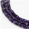 Image 2 : Beautiful 1278.5cttw Amethyst 3 Strand Necklace