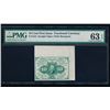 Image 1 : 10 Cent First Issue Fractional Note PMG 63EPQ