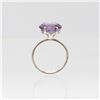 Image 3 : Natural 6.5ct Hand Carved Rose Amethyst Ring