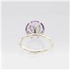 Image 4 : Natural 6.5ct Hand Carved Rose Amethyst Ring