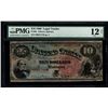 Image 1 : 1869 $10 Rainbow Legal Tender Note PMG 12NET