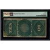 Image 2 : 1869 $10 Rainbow Legal Tender Note PMG 12NET