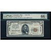 Image 1 : 1929 $5 Columbus National Bank Note PMG 66EPQ