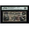 Image 1 : 1882 $10 Adams National Bank Note PMG 20