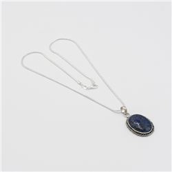 Sterling Silver Lapis Lazuli Pendant