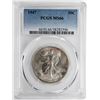 Image 1 : 1947 Walking Liberty Half Dollar Coin PCGS MS66