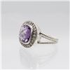 Image 2 : Beautiful Natural 4.8ct Amethyst Ring