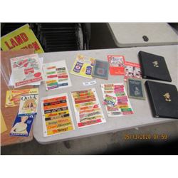 Old Cook Books, Household Pamphlets, Canada Product Slides for Store Candy Racks - Vintage