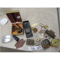 Watches, Belt Buckles, Cuff Links, Compass- Vintage & Modern