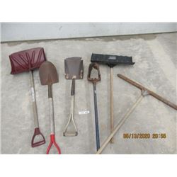 3 Shovel, Spade, Hole Digger, Squee Gee