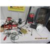 Image 1 : Automotive Related, Air Pump Hand & 12 Volt Chain, 12 Volt Light, Filter Wrench, Load Straps, New Mu
