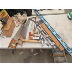 Mitre Saw, 3 Levels, 4 Saws, Hammer, Stud Senser, Plus Much More!
