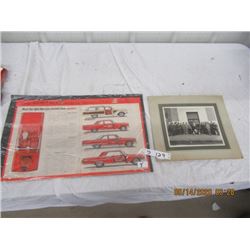 Mercury Paper Advertising, Old Case Photo- Vintage