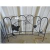 Image 2 : 9 Pieces of Wrought Iron Edging 18" x 24"