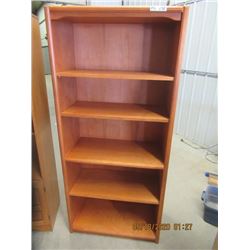 Open Wooden Shelf 72" x 32" x 16"- Modern