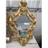 Image 2 : 2 Fancy Framed Mirrors 1) 26" x 38" 1) 29" x 17" - Vintage
