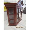 Image 2 : Small Table Top China Cabinet - Modern 24" x 41" x 8"