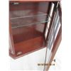 Image 3 : Small Table Top China Cabinet - Modern 24" x 41" x 8"