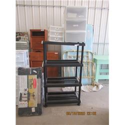 Poly Shelf - 2 Poly Organizers & New Poly Yard Tool Organizer