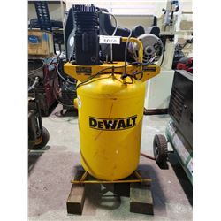 DEWALT 120/240 VOLT 30 GALLON TANK 155PSI MAX WORK PRESSURE AIR COMPRESSOR