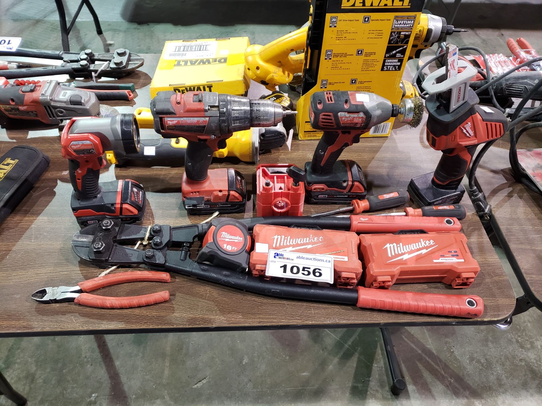 ASSORTMENT OF MILWAUKEE TOOLS Able Auctions