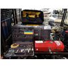 Image 2 : EMPTY DEWALT TOOL BOX, MILWAUKEE BACKPACK WITH ASSORTMENT OF TOOLS & MORE