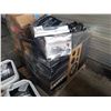 Image 1 : PALLET OF ASSORTED SPEAKERS, MIXING BOARDS, & MORE