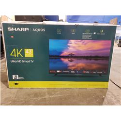 SHARP AQUOS 43  4K SMART TV LC-43N7003U WITH REMOTE