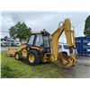 Image 2 : 1997 CAT 416B BACKHOE, YELLOW, DIESEL, SERIAL #5HK37115, 9,748 HOURS, 4X4, 4 IN 1 BUCKET, NO