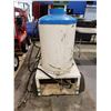 Image 2 : WATER WACKER HOT WATER PRESSURE WASHER MODEL 1023EH ONE TIRE NEEDS REPAIR