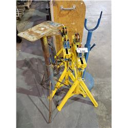 ASSORTED SAW HORSES/STANDS