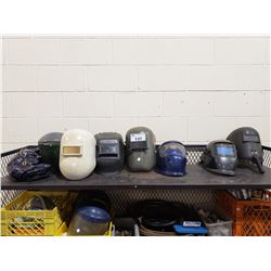 ASSORTED WELDING HELMETS