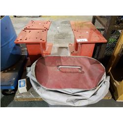 ROLLING CART WITH INDUSTRIAL PARTS/PIECES