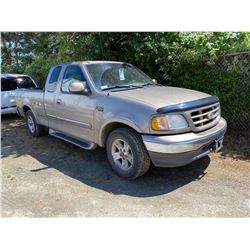 2003 FORD F150, XLT, BROWN, GAS, AUTOMATIC, VIN#2FTRX17W23CA53783, 301,535KMS, RD,CD,PW,TH,PL,TW,AC,