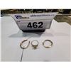 Image 1 : STAMPED GOLD RING & EARRINGS