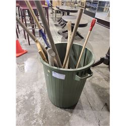 BIN OF ASSORTED TOOLS