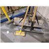 Image 2 : ASSORTED BROOMS, CONCRETE PLACER, AND SLEDGE HAMMER