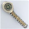 Image 6 : Rolex Ladies 2 Tone 14K Green Vignette VS Diamond Datejust Wristwatch