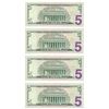 Image 4 : (10) Consecutive 2006 $5 FRN Star Notes CHCU