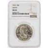 1922 Grant Memorial Commemorative Half Dollar Coin NGC MS65
