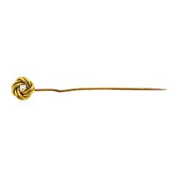 Pearl Stick Pin - 14KT Yellow Gold