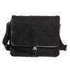 Prada Black Nylon Leather Trim Messenger Bag