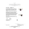 Image 5 : 2.40 ctw Ruby and Diamond Ring - 18KT White Gold