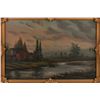 Image 2 : Original Oil on Board Landscape, American School
