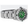 Image 3 : Rolex Womens Midsize 31mm Green Vignette String Diamond & Emerald Datejust Wrist