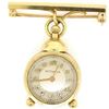 Vintage Unique 14K Yellow Gold Wittnauer 17 Jewel Mechanical Watch Pin Brooch